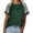 *2-Green, variant on VBVC Women's Short Sleeve Crewneck Tops,Womens Oversized Casual T Shirts,Solid Color All Gender Blouse,*Blue,Size L
