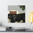 thumbnail image 4 of Black Angus, Art Deco - Canvas, 4 of 10