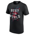 thumbnail image 2 of Men's Black CM Punk Best In The World Lightning T-Shirt, 2 of 3