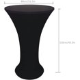 thumbnail image 2 of HSHDLDF JISEN Nappe de Cocktail en Spandex Ajustée Extensible Élastique 32x43 Pouces C-Black, 2 of 7