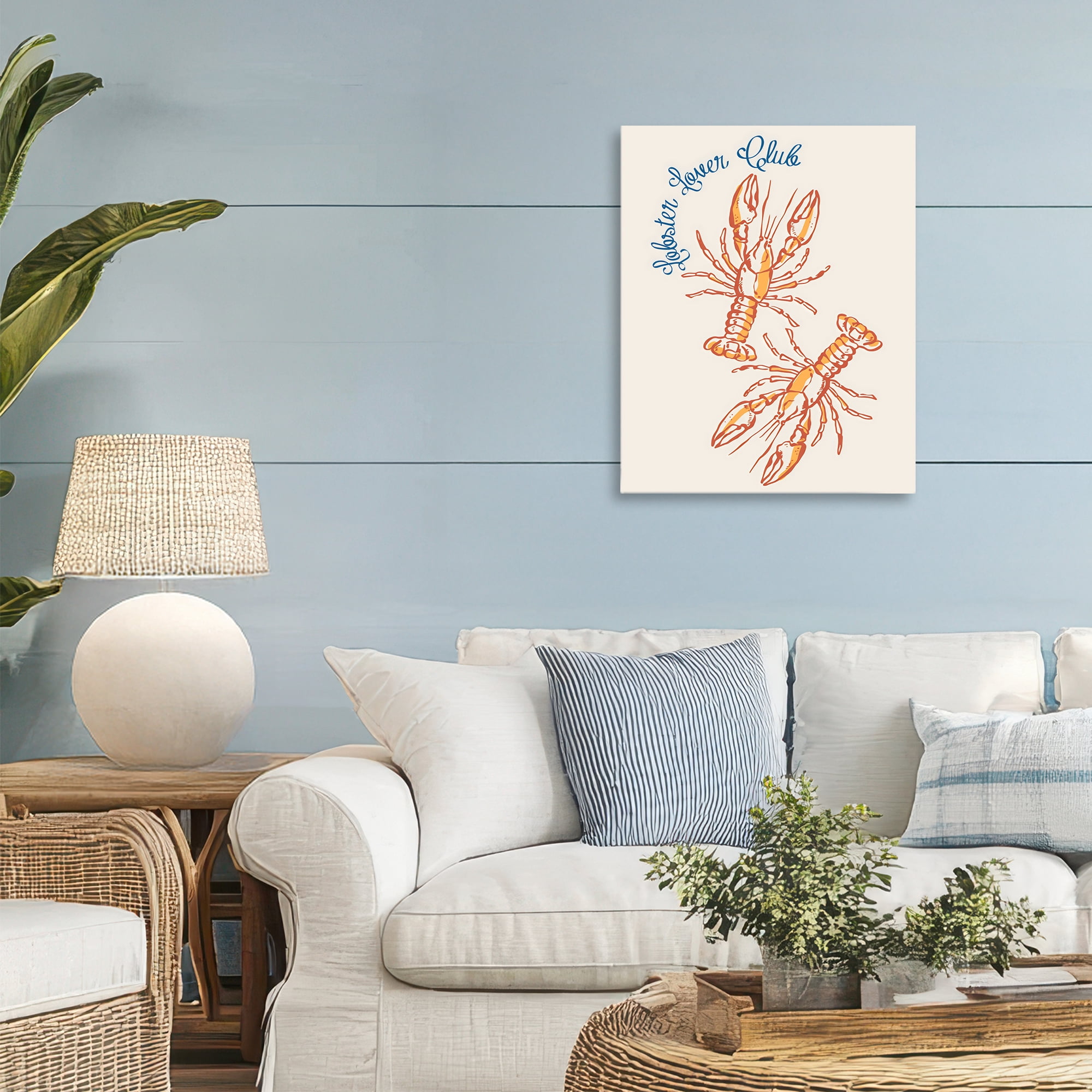 Stupell Industries Lobster Lover Club Canvas Wall Art, design by The Prints Vibe