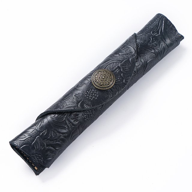 Estuche de cuero vintage para bolígrafo Estuche de cuero delicado para bolígrafo Protector de bolígrafo suave para bolígrafo único