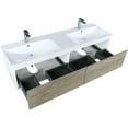 thumbnail image 5 of Lexora Home Scopi 60" Double Acrylic Top Bathroom Vanity with Chrome Faucet, 5 of 10