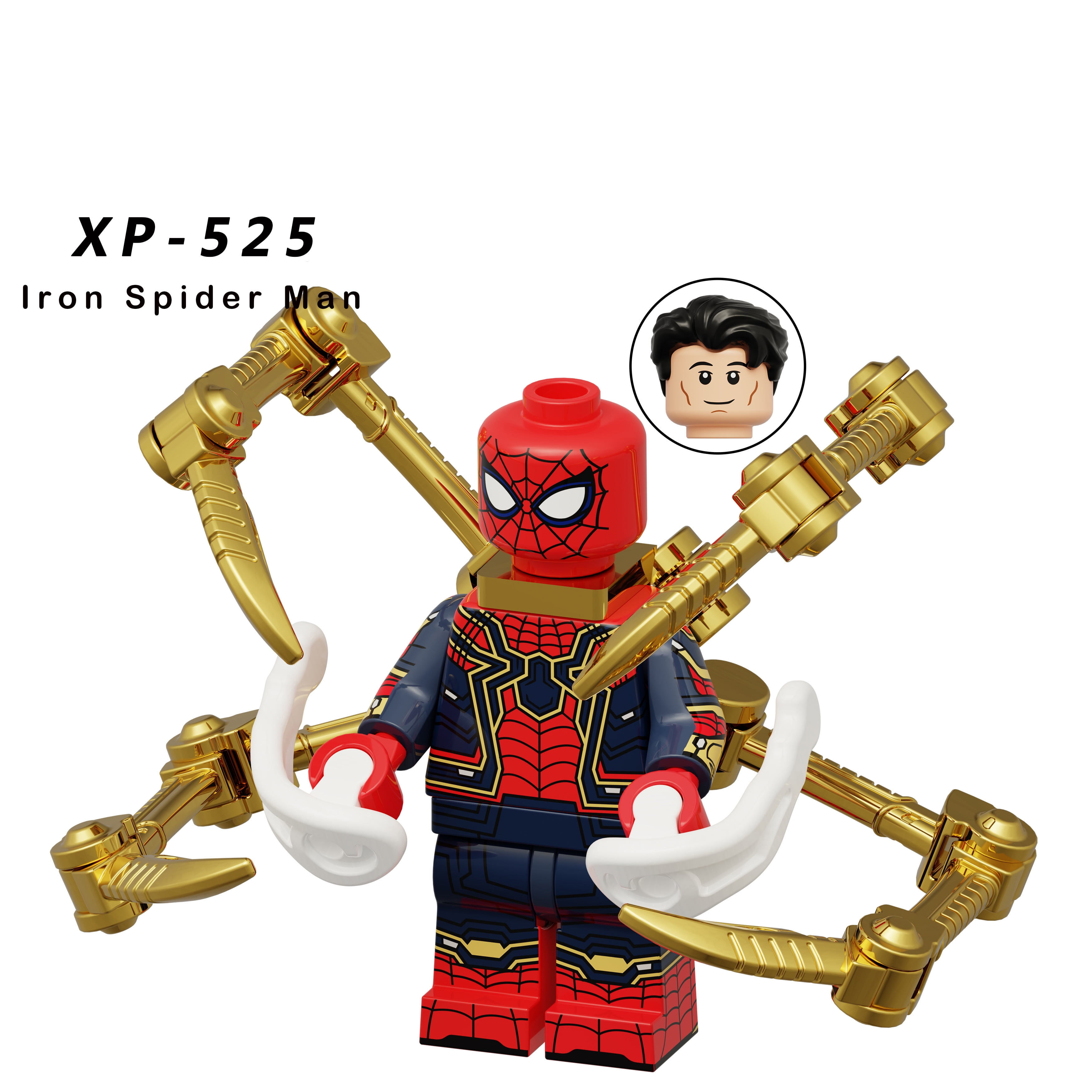 Spider-Man Across the Spider-Verse Building Block Figure x 8