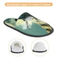 thumbnail image 3 of Balery Bull Charging Through Waves Pantuflas de Casa de Felpa Silenciosas con Diseño Estampado, Zapatillas Cómodas Antideslizantes de Algodón para Interior-Large, 3 of 8