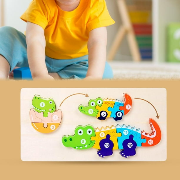 Figuras de animales de , rompecabezas de juguete, desarrollo cerebral, reconocimiento de animales Montessori para , regalo de cumpleaños, juguete de fiesta, juguete Macarena Rompecabezas