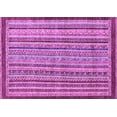 thumbnail image 1 of Ahgly Company Indoor Rectangle Oriental Purple Modern Area Rugs, 8' x 12', 1 of 4