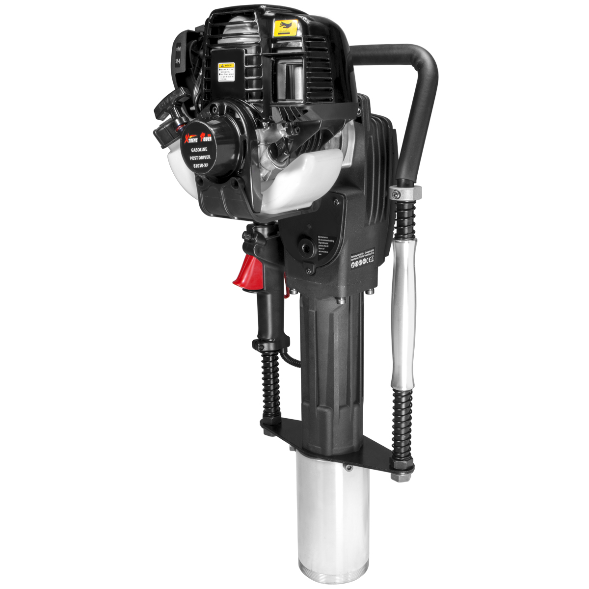 XtremepowerUS 38cc T-Post Driver Fence Post Driver Gas-Powered Piling Set 4-Stroke EPA Motor w/ Rolling Case - image 3 of 7