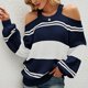 thumbnail image 1 of Suéter con cuello halter y hombros descubiertos para mujer NikouMX Talla S M L XL, 1 of 6