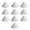 10, variant on Gieenan 10/50/100Pcs Ceramic Nails 15mm Clay Pottery Support Pin For Pottery Crafting Ceramic Glazing Accessories