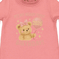 thumbnail image 3 of Inktastic Beary First Birthday 2026 Teddy Bear Baby Fleece Romper, 3 of 4