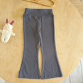 thumbnail image 6 of CPNG Girls Cotton Flare Pants Elastic High Waisted Yoga Pants Casual Sports Tights Workout Leggings Kids Solid Color Leggings, 6 of 7