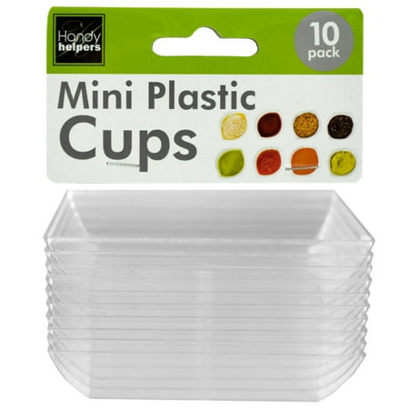 - Clear Mini Dipping Dishes Set