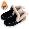 thumbnail image 2 of Botas Nieve Cálidas Tobillo Acogedoras Zapatos Lujo Peluche para Viajar Al Aire Libre, 2 of 8