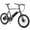 Black, variant on JOYSTAR Starmoto 20" Electric Bike with 250W Brushless Motor, 12-15 Miles Range 15.5MPH, 20 Inch Electric Bicycle with Removable Battery, White