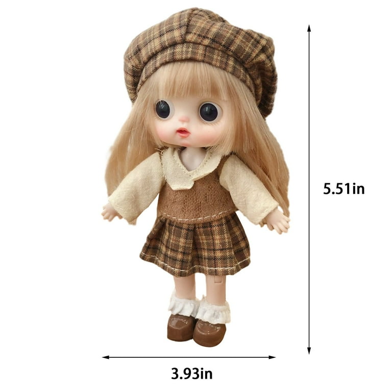 Cute Dolls Toys College Style Girls Dress Up Dolls Multi joints Movable Dolls Gifts Gifts For Boys And Girls