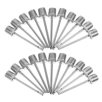 LOLIPPYY 40Pcs Silver Ball Pump Needles for Inflating Basketballs Multi Use Air Needle for Sports Pumps
