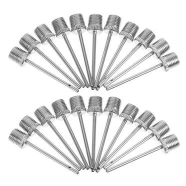 LOLIPPYY 40Pcs Silver Ball Pump Needles for Inflating Basketballs Multi Use Air Needle for Sports Pumps