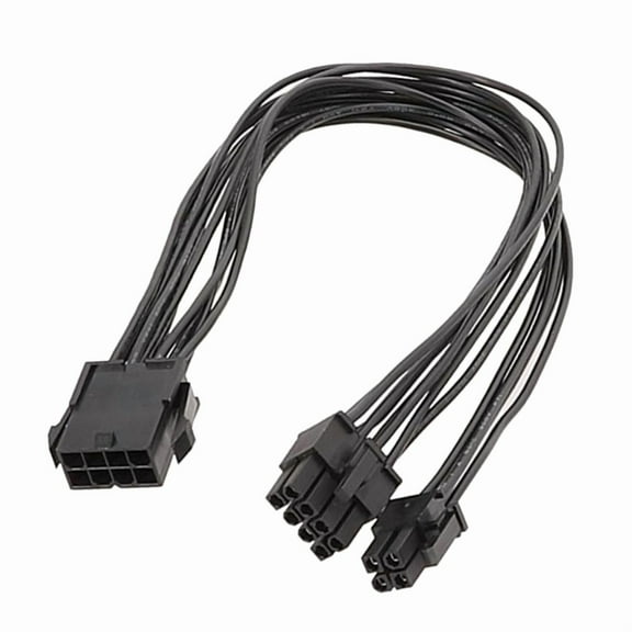 Efficient CPU PCIe 8Pin to 8 4Pin Adapter Converter Cable for Computer ATX Mainboard Power Supply