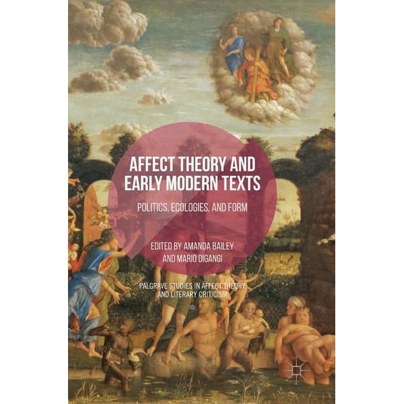 Palgrave Studies in Affect Theory and Li Affect Theory and Early Modern Texts: Politics, Ecologies, and Form, (Hardcover)