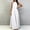 White, variant on QUNYINEY Summer Summer Sundresses for Women Sleeveless Halter Solid Maxi A Line Dress Drop Shoulder Loose Fit Vacation Flowy Mock Neck Dresses
