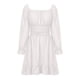 thumbnail image 4 of Mini vestido de manga larga con cuello redondo de manga larga informal de moda sexy para mujer Pompotops hdfakjf4371, 4 of 8