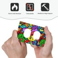 thumbnail image 4 of DouZhe 1-Gang Duplex Outlet Cover, Funny Cute Colourful Monsters Decorative Wall Plates, 4 of 7
