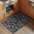 thumbnail image 2 of Entryway Rug 2'x3', Black Striped Small Rug for Kitchen Bathroom Door Mat Indoor Entrance, Retro Wave Lines Texture Simple Non-Slip Area Rugs Floor Mats Carpet Front Door Rugs, 2 of 8