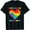 Black, variant on Womens Pride Month Hate Has No Home LGBT Rainbow Flag Round Neck T-Shirt Black Small