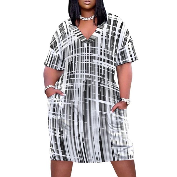 GWav Abstract Loose Pocket Dress women's summer dresses 2025 dress women elegant luxury