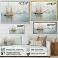 thumbnail image 4 of Designart "Minimalistic Outlook Of The Port I" Port Landscape Canvas Prints, 4 of 7