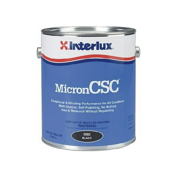 Interlux Micron CSC Boat Hull Antifouling Bottom Paint Gallon Black