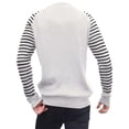 thumbnail image 3 of Suéter de cuello redondo para hombre Jersey ajustado Top de punto Jersey de fiesta Prendas de punto de manga larga, 3 of 4