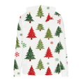 thumbnail image 6 of Zynoxe Women's Ugly Christmas Sweatshirt Drawstring Pullover Hoodies for Women Warm Fleece Long Sleeve Sweatshirt Fashionable Printed Sweatshirts with Kangaroo Pocket XL, 6 of 6