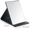 thumbnail image 2 of Protable PU Leather Mirror Folding Desktop Makeup Mirror with Adjustable Stand for Personal Use,Travelling, 2 of 6