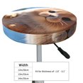 thumbnail image 4 of Rateoe Cute Guinea Pig Sea Pattern Round Bar Stool Seat Covers,Washable Stool Cushion Slipcover Elastic Bar Chair Covers for 12-14 Inch Chair -14 inch, 4 of 7