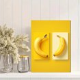thumbnail image 2 of Qisvanset Toile Murale Banane Jaune 15,75 X 11,81 Pouces, 2 of 8