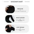 thumbnail image 4 of UPGO Zipper Seamless One-Piece Yoga Suit Dance Belly Tightening Fitness Workout Set Stretch Bodysuit Gym Clothes Push Up Sportswear, Brown, M, 4 of 6