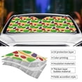 thumbnail image 5 of Bingfone Vegetable Car Windshield Sun Shade Protector Keep Your Vehicle Cool Sun Shield Visor Cover Foldable For Car Truck Suv-Medium, 5 of 9