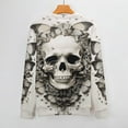 thumbnail image 3 of Gothic Skull Lover 2024 Autumn/winter Round Neck Sweater for Couples, 3 of 6