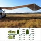 thumbnail image 2 of Refugio Portátil para Automóvil, Toldo para Acampar, Toldo para Techo de Automóvil, Toldo Anti-UV, Toldo Impermeable, Sombrilla, Toldo la Lluvia, Verde, 2 of 5
