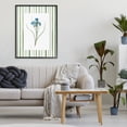 thumbnail image 3 of Stupell Industries Traditional Spring Iris And Stripes Black Framed Giclee Art, 24 x 30, by Nan, 3 of 8