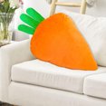 thumbnail image 4 of XGFHYJEH Easter Decoration, 25.6in Easter Carrot Throw Pillow Orange Carrot Shape Cushion Easter Decorative Throw Pillow Carrot Shape Cushion For Home Bedroom Sofa Decoration, 4 of 7