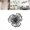 Black, variant on Farmhouse Wreath Floral Wall Hanging Decor Metal Wall Art Decoration For Bathroom Living Room,Gold Household Pendant