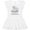 AA-White, variant on Inktastic My Gigi Loves Me to the Moon and Back Elephant Family Girls Baby Dress