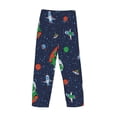 thumbnail image 3 of Lsque Dinosaur Astronaut Space Surfing Print Men's Pajama Pants, Lounge Pant - Comfortable Home Wear,Elastic Waistband, Stylish Design-Medium, 3 of 9