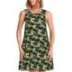 thumbnail image 1 of Disketp Camouflage Dinosaur para Vestido sin Mangas para Mujeres, Vestidos de Verano para Mujeres, Casual y Holgado para la Playa, 1 of 7