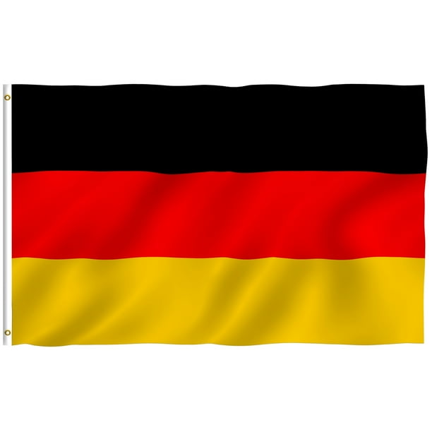 Anley 3x5 Feet Germany Flag - German Flags Polyester - Walmart.com