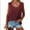 Wine, variant on USSUMA Camisole Tops for Women Womens Tops Women's Fashion Casual Solid V-Neck Sleeveless T-Shirt with Pocket Pullover Tops Tax Free Weekend Womens Tops