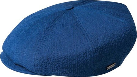 seersucker newsboy cap